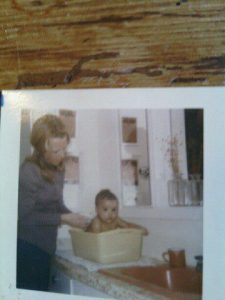 My mother &amp; me shortly after adopting me at 5 months old